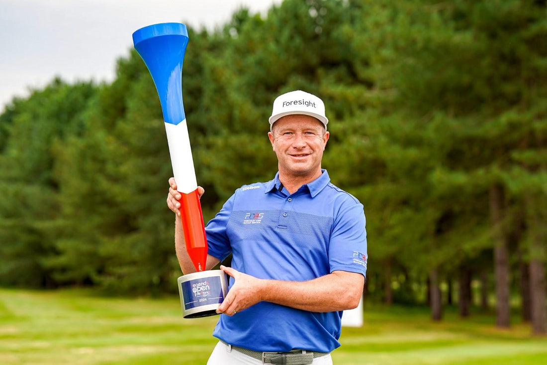 Greig Hutcheon Used SkyCaddie GPS In His First Victory On The Legends Tour