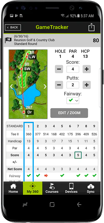 SkyGolf 360® App