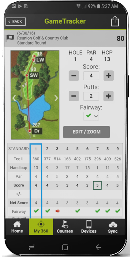 SkyGolf 360® App