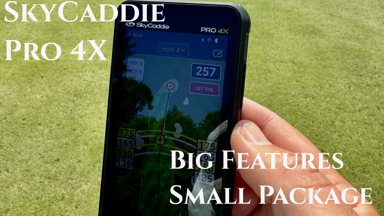 SkyCaddie Pro 4X: Big Features in a Small Package