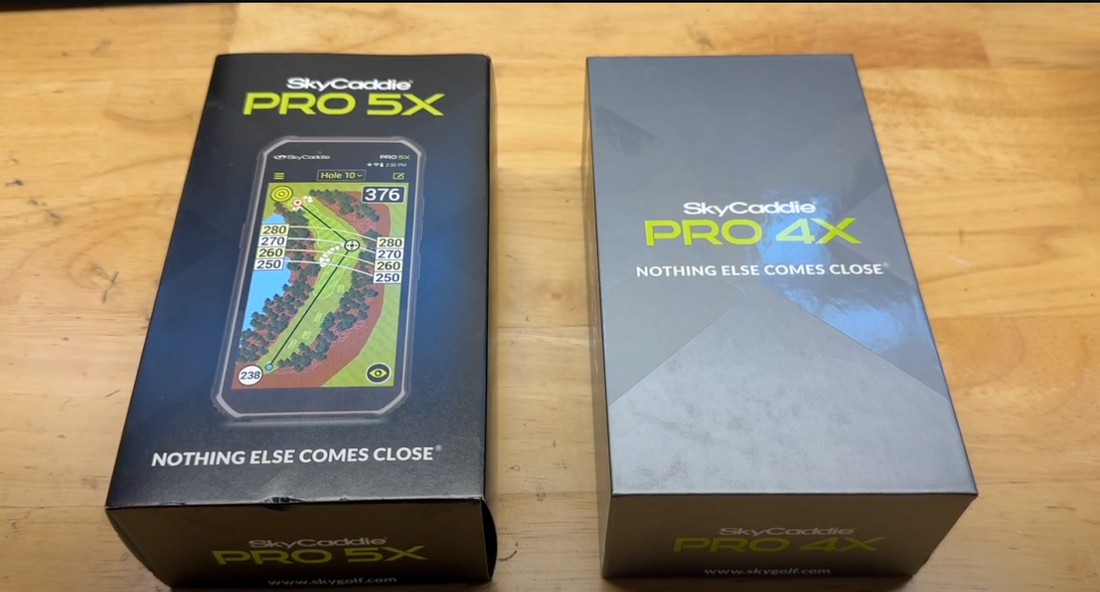 Golf Unfiltered - SkyCaddie PRO 5X vs PRO 4X: Which is better for you?