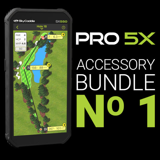 SkyCaddie PRO 5X Accessory Bundle No. 1