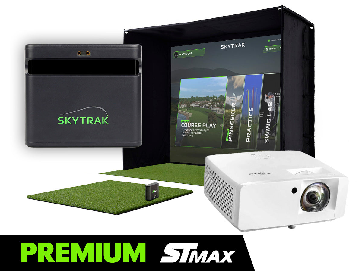 SKYTRAK™ ST MAX Golf Simulator | Premium Studio Package